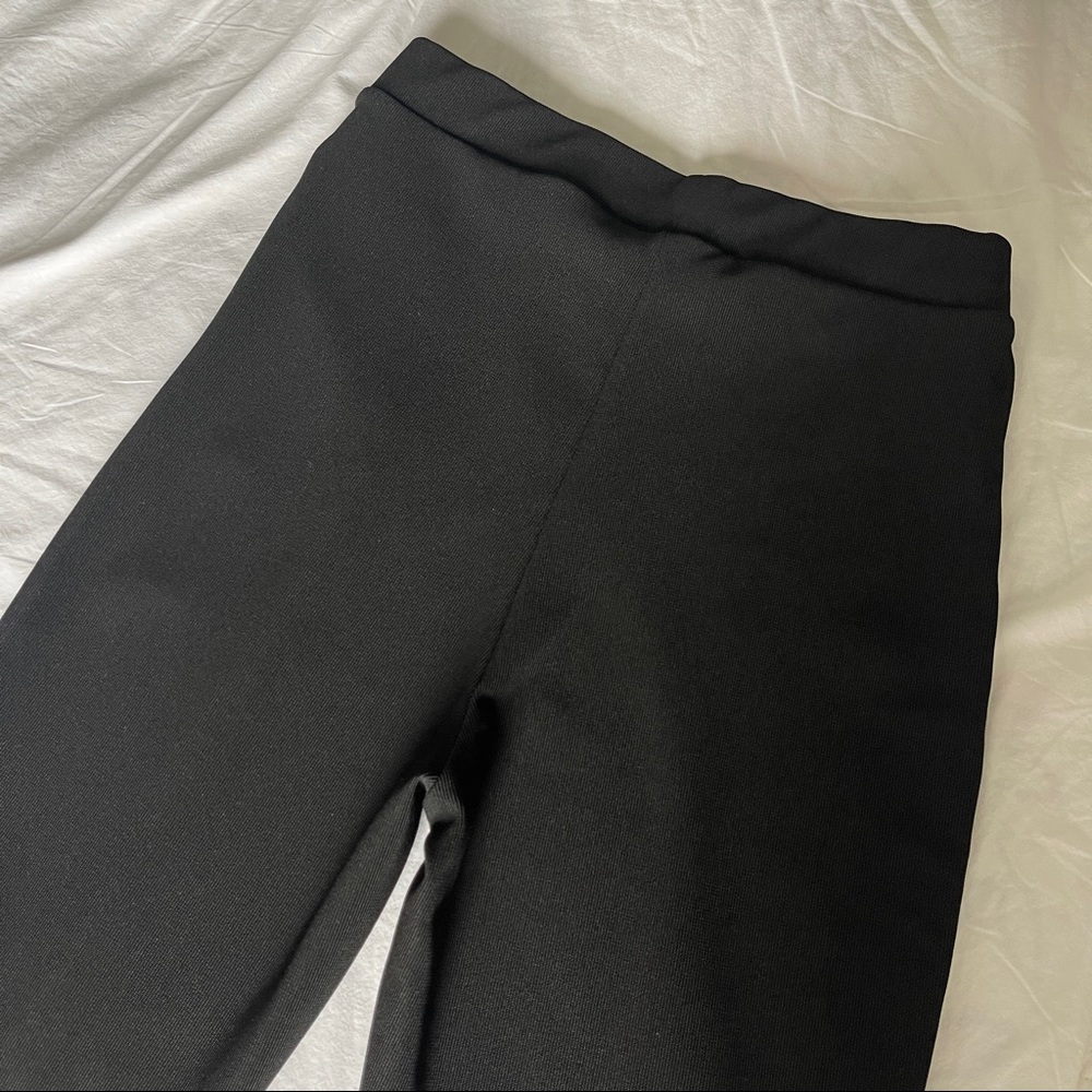 Slit Ribbed Leggings - Picture 7 of 10